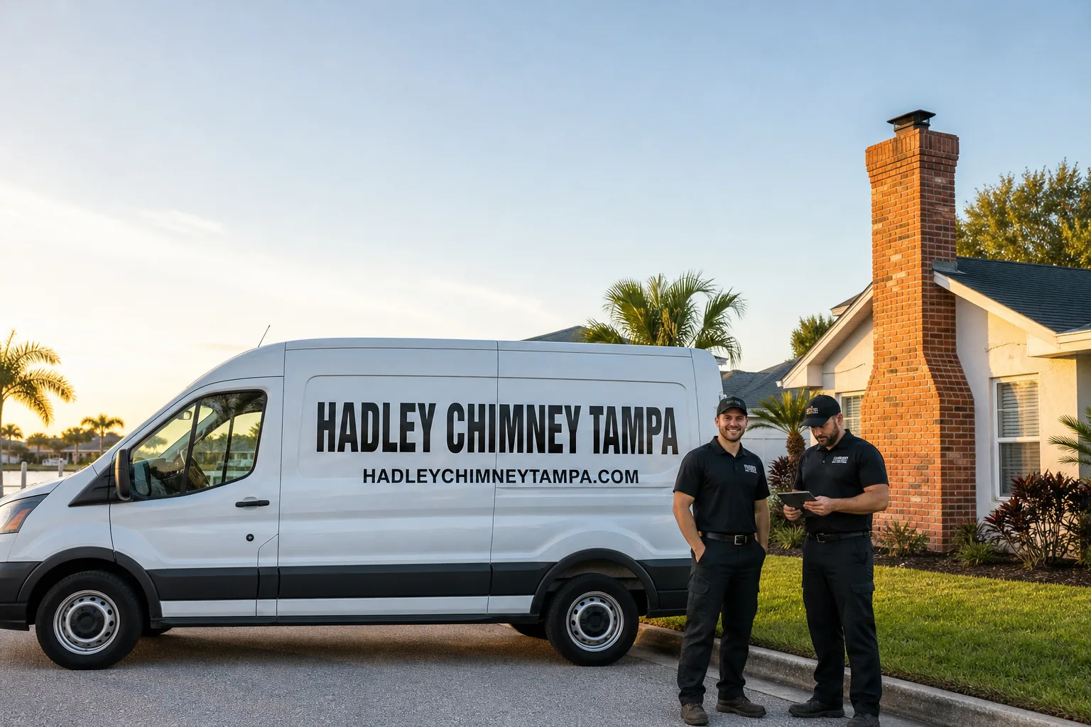 Hadley Chimney Tampa chimney cleaning team